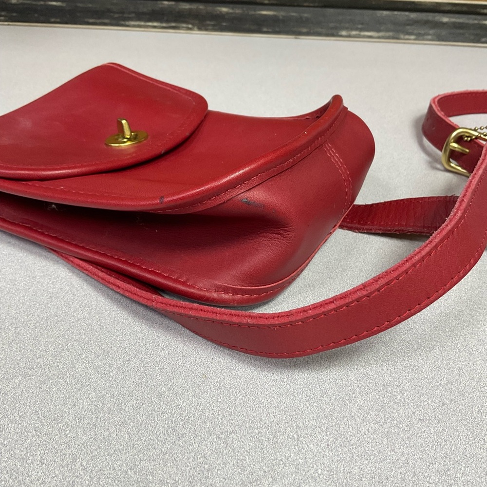 Vintage Coach Small Sidepack Leather Crossbody with Turn-Lock - Picture 3 of 6